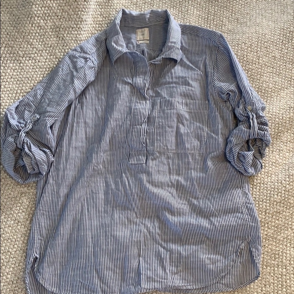 Gap linen striped top